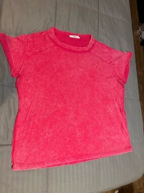 Bright Pink Short Sleeve Tee